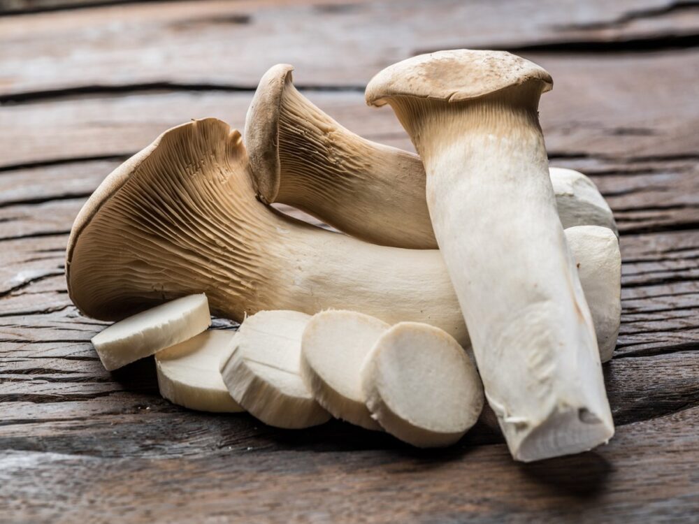 King oyster mushrooms.